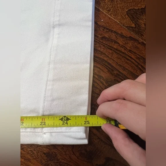 SPANX Stretch Twill Cropped Wide Leg Pant in Bright White Large - Picture 11 of 12